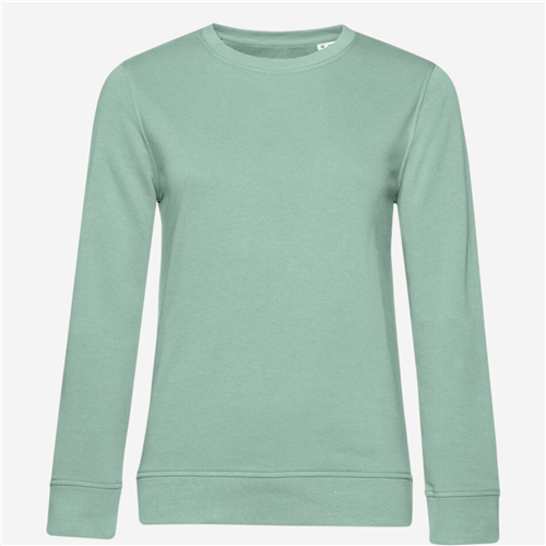 Sweat Shirt col rond femme B&C - Organic Vert Eau