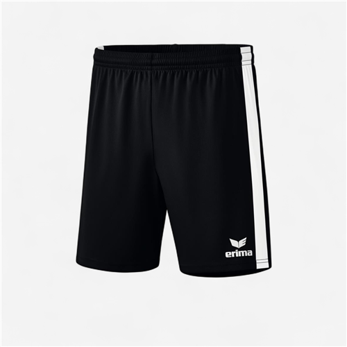 Short football Erima Adulte - Retro Star Noir/Blanc 