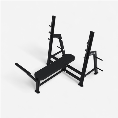 Banc de musculation Laroq - Banc développé couché Noir 
