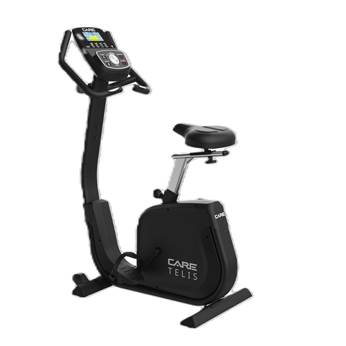 Vélo droit ergomètre connecté - CARE FITNESS Telis Ergomètre gris