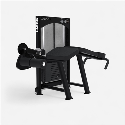 Appareil de musculation Laroq - Ischios couchés noir standard 60 Kg 