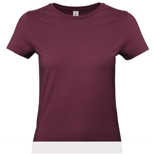 TEE SHIRT FEMME 190 BORDEAUX