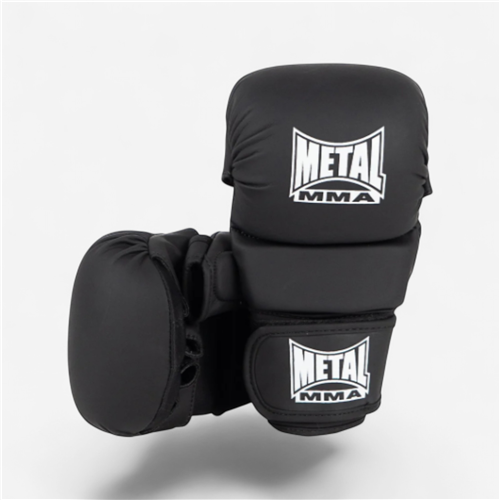 Gants MMA Metal Boxe - Black Light noir
