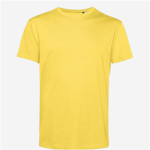 Tee shirt manches courtes B&C - Coton Organic Jaune 