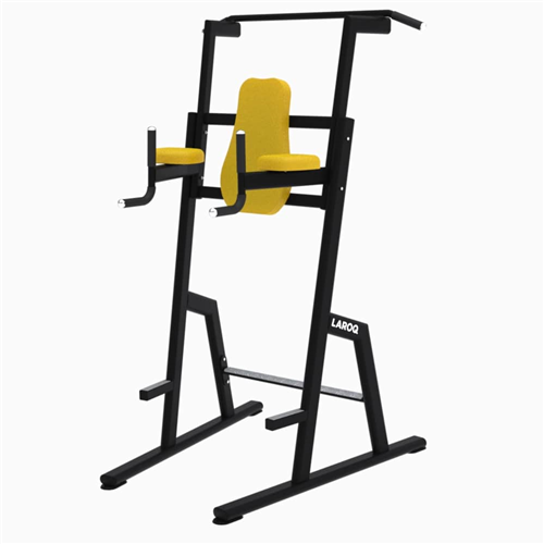 Machine de musculation Dips et Barre Fixe - Laroq BC24 jaune