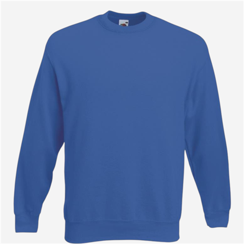 Sweat Shirt mixte Fruit Of The Loom - Bleu Royal