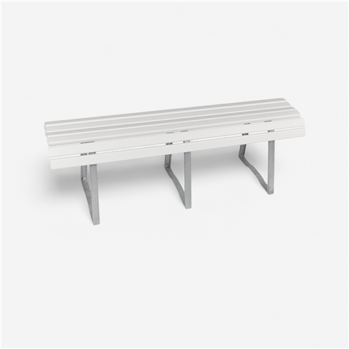 Banc tennis Vw - Banc 2M Blanc Sans Dossier 