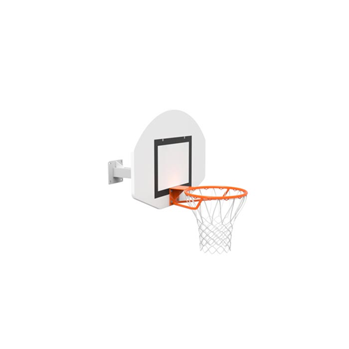 PANNEAU DE BASKET MURAL HAUTEUR FIXE DEMIE LUNE