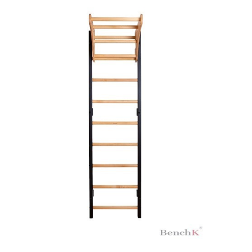 Espalier barre de traction réglable gymnastique - BenchK 711B noir bois