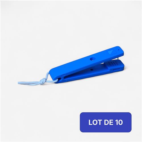 Pinces initiation course d'orientation Orientsport - Lot de 10 série C Bleu