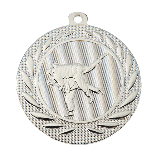MEDAILLE JUDOKA ARGENT 50 MM