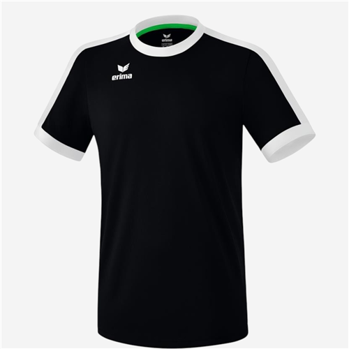 Maillot manches courtes football Erima Adulte - Retro Star Noir