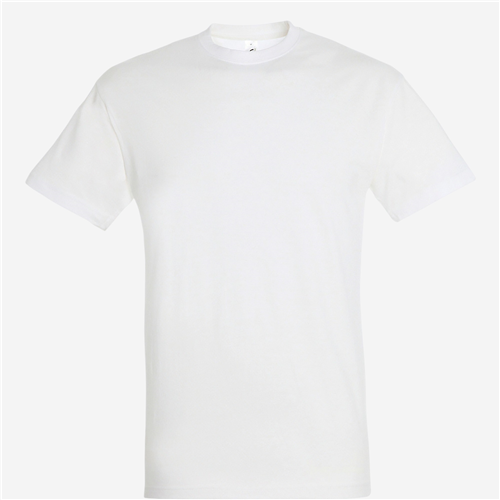 Tee-shirt manches courtes mixte Sol&#039;S - Jersey 150 Blanc 