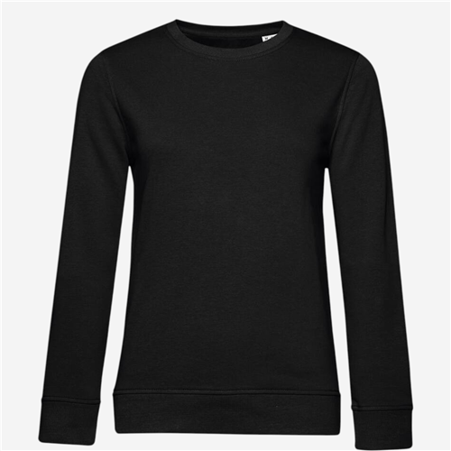 Sweat Shirt col rond femme B&C - Organic Noir
