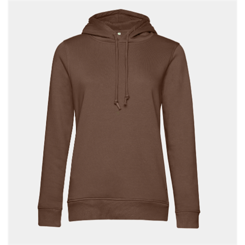 SWEAT CAPUCHE ORGANIC FEMME MARRON