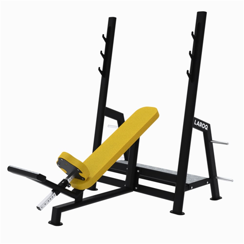 BANC DE MUSCULATION DÉVELOPPÉ INCLINÉ JAUNE