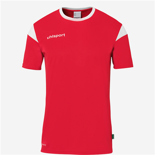 Maillot manches courtes football Uhlsport Enfant - Squad27 Rouge/Blanc 