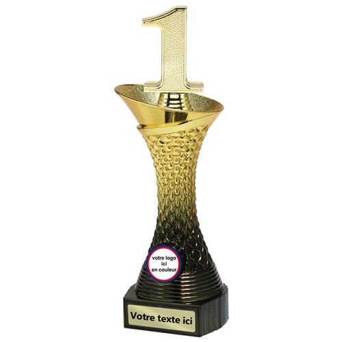 TROPHÉE NUMÉRO 1 PERSONNALISÉ 27,5 CM