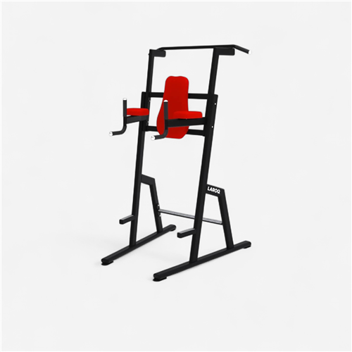 Appareil de musculation Laroq - Dips Barres fixes rouge 