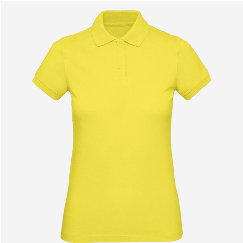 Polo homme B&C - Organic Jaune 