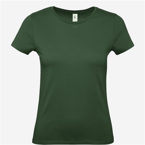 Tee shirt manches courtes femme B&C - 150 Vert Sapin 