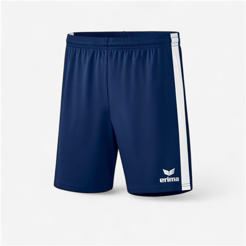 Short football Erima Enfant - Retro Star Bleu Marine/Blanc 