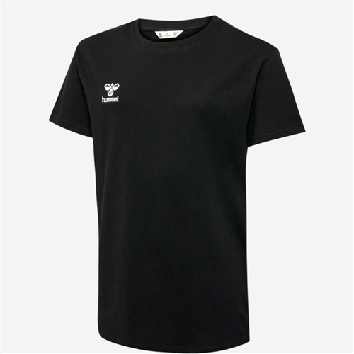 Maillot manches courtes Hummel Enfant - Coton Noir
