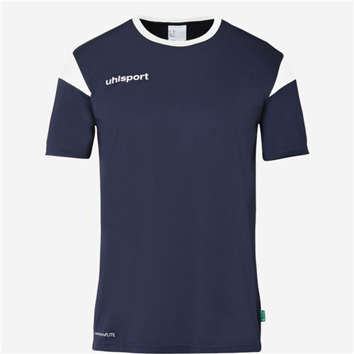 Maillot manches courtes football Uhlsport Enfant - Squad27 Marine/Blanc 