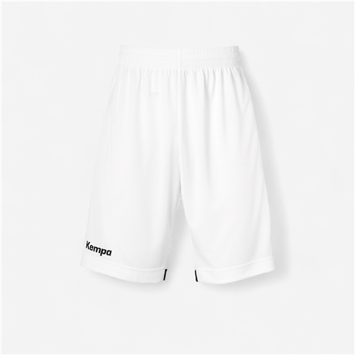 Short basket Kempa Enfant - Blanc/Noir 