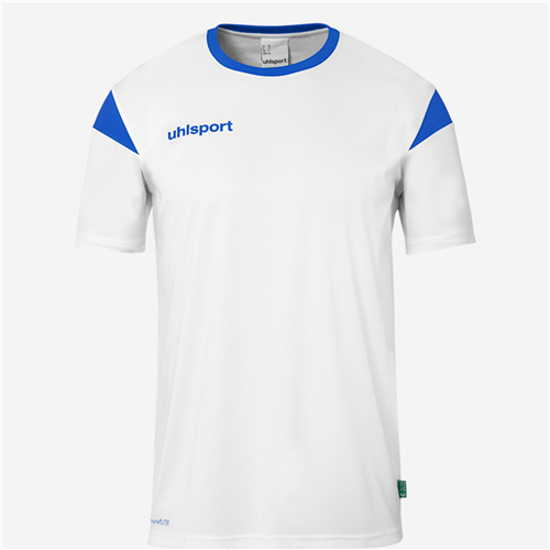 Maillot manches courtes football Uhlsport Enfant - Squad27 Blanc/Azur 