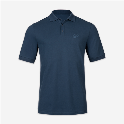POLO PIQUE MADE IN FRANCE BLEU MARINE