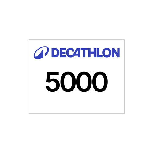 dossards course à pied decathlon blanc 1-5000