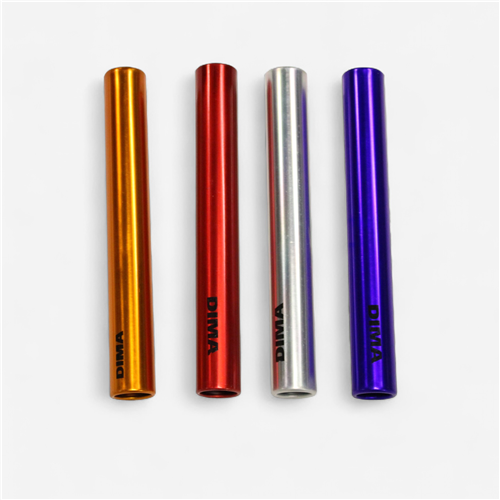 Bâton de relais Dimasport aluminium - Lot de 4 bâtons multicolore
