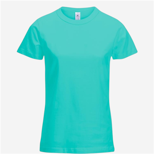 Tee shirt manches courtes femme B&C - 150 Bleu Turquoise 