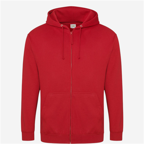 VESTE ZIPPEE CLUB ADULTE ROUGE