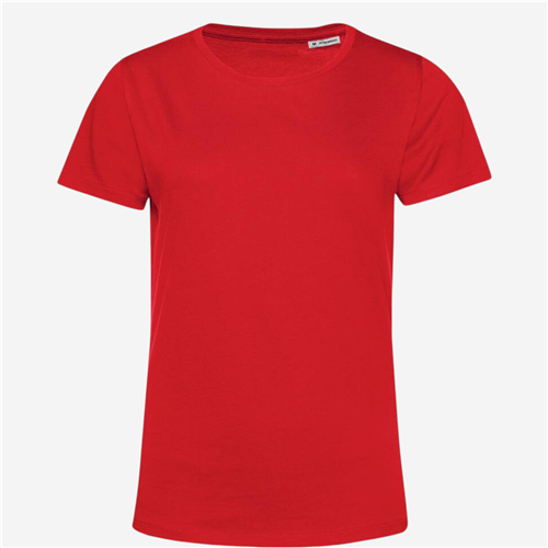 Tee shirt manches courtes femme B&C - Coton Organic Rouge 