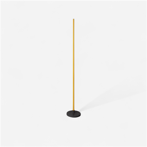Jalon 160 cm - Kit jalon jaune + socle lourd