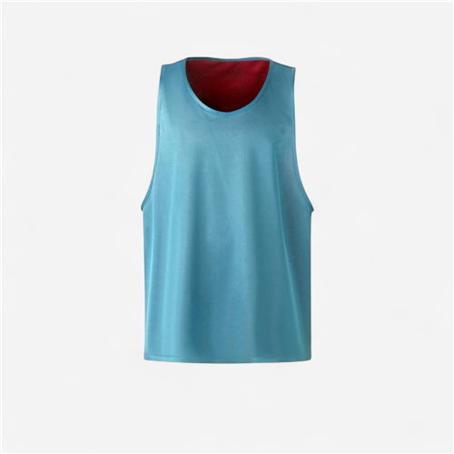 Chasuble réversible Tremblay - Rouge/Bleu Turquoise 