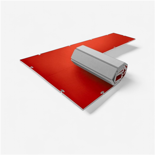 Aire d&#039;évolution gymnastique Sport 3D - Roll 5 cm rouge 