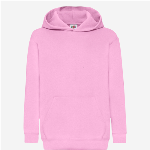 Sweat Capuche enfant Fruit Of The Loom - Rose Pale