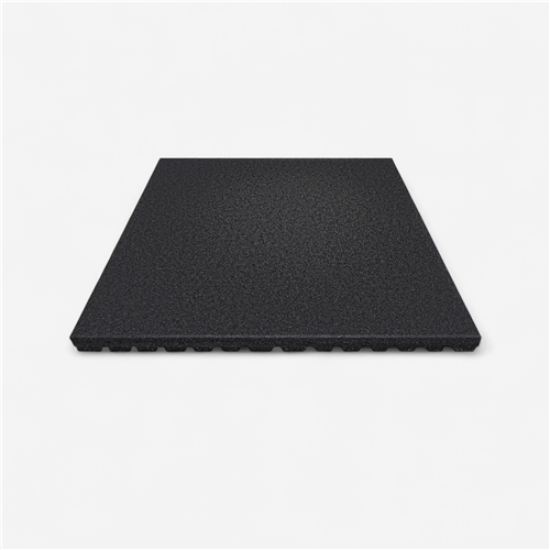 Dalles de sol caoutchouc impact Wapz 30mm - Noir