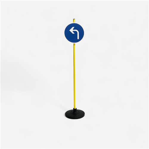 Panneau signalisation - Kit Panneau "Obligation tourner à gauche"