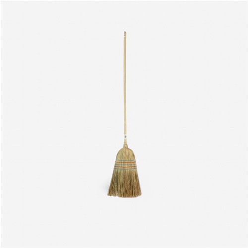Balai paille de riz d'écurie équitation Kerbl - 5 Coutures