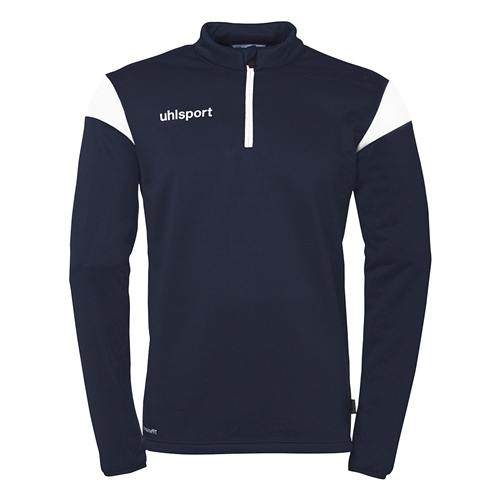 TOP UHLSPORT SQUAD27 1/4 JR MARINE/BLANC