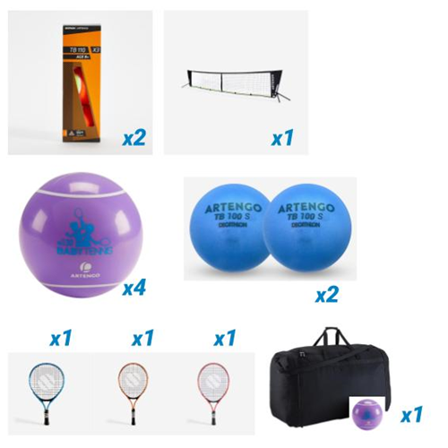 kit initiation tennis