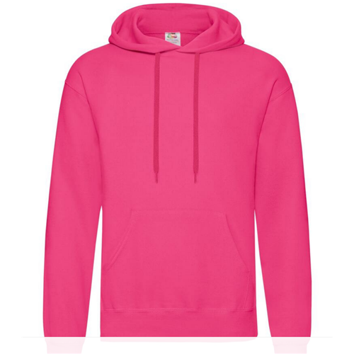 SWEAT CAPUCHE ROSE FUCHSIA