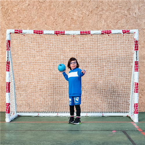 But de handball pliable 					