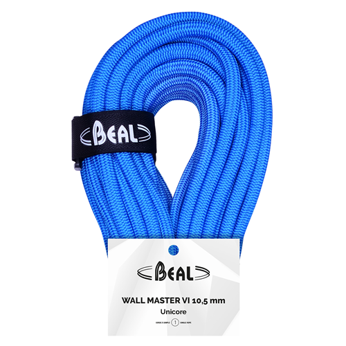 Corde d'escalade Beal Wall Master VI 20 m - 10.5 mm Bleu