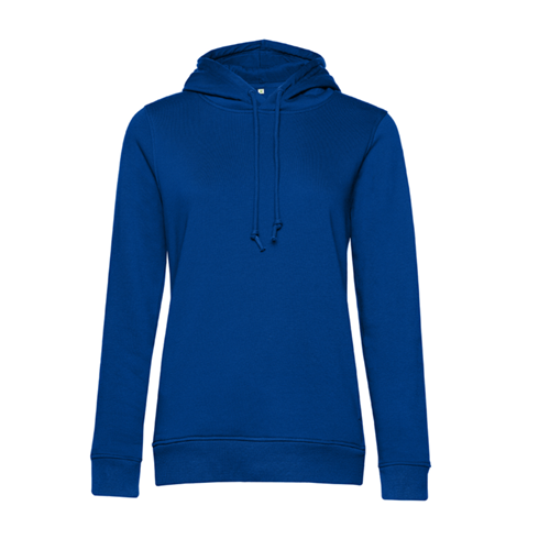 SWEAT CAPUCHE ORGANIC FEMME BLEU ROYAL