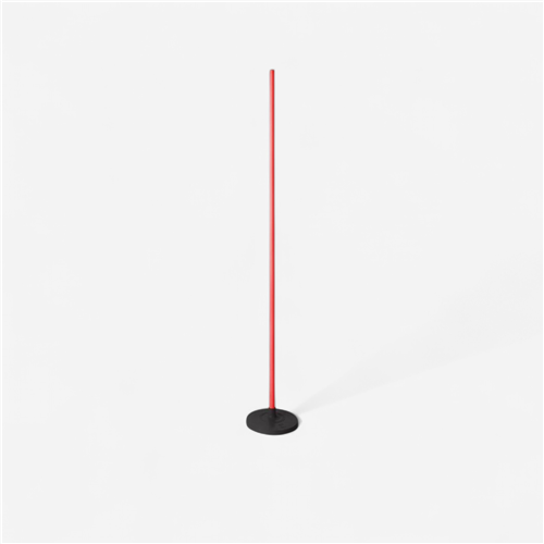 Jalon 160 cm - Kit jalon rouge + socle lourd